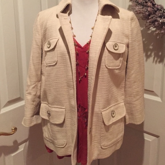 New York & Company Jackets & Blazers - Brand new off white cotton jacket